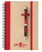 Red Recycled Notebook with Pen Combo